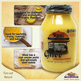 Rani Ghee Pure & Natural from Grass Fed Cows (Clarified Butter) 32oz(2lbs) 908g ~ Glass Jar | Paleo Friendly | Keto Friendly | Gluten Free | Product of USA