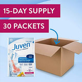 Juven Therapeutic Nutrition Drink Mix Powder for Wound Healing Support, Includes Collagen Protein, Fruit Punch, 30 Count