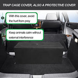 Trap Cage Cover, Animal Trap Cage Cover Small Animal Trap Cover for 1-Door Humane cat Trap 32 x 10 x 12inch, [Only Cover with Rollable Door Curtain]