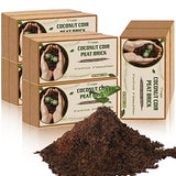 Legigo 10 Pack Premium Coco Coir Brick for Plants- 100% Organic Compressed Coconut Coir Bricks Starting Mix, Coco Coir Fiber Coconut Husk for Planting, Gardening, Potting Soil Substrate, Herbs