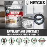 Pest Control Cream, Rodent Repellent, Peppermint Mouse Repellent, HETGUS Repel Rodents, Mouse, Mice, Rats, Ants, Roach, Bugs, Moths & Other Pest, Spider Repellent Indoor,Mosquito Repellent- 2P