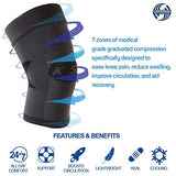 OrthoSleeve Orthopedic Brace for Tendinitis, Arthritis, ACL, MCL, Injury Recovery, Meniscus Tear, knee pain, aching knees, patellar tendonitis and arthritis (4XL, Tan, Single)