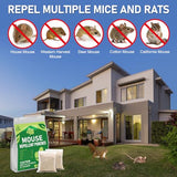 Lousye 30 Pouches Rodent Repellent, Mighty Mint Mouse Repellent,Environmentally Friendly and Humane Mouse Trap for Home, Car Engines, Pest Control for Indoor (white-30)