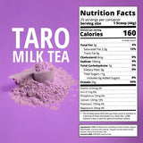 Boba Tea Protein Taro Milk | 25g Grass-Fed Whey Protein Isolate Powder | Gluten-Free & Soy-Free Bubble Tea Drink | Real Ingredients & Lactose-Free Protein Drink | 25 Servings