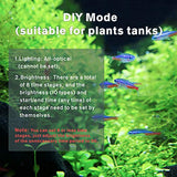 hygger Aquarium Programmable LED Light, for 24~30in Long Full Spectrum Plant Fish Tank Light with LCD Setting Display, 7 Colors, Sunrise Sunset Moon and DIY Mode, for Novices Advanced Players