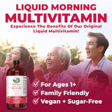 Multivitamin for Women, Men & Kids by MaryRuth's | Liquid Morning Multivitamin | Mens, Womens Multivitamin| Vitamin A C D E B6 B12 Biotin Zinc | Beauty | Vegan | Non-GMO | Gluten Free | 15 Servings