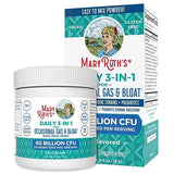 MaryRuth's 3-in-1 Gas & Bloat Probiotics | Clinically Tested | Probiotics for Digestive Health & Gut Health | Probiotics for Women & Men | Bloat & Gas Relief | 60 Billion CFU | Allergen Free | 0.5 oz