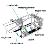 Kensizer Animal Humane Live Cage Trap That Work for Rat Mouse Chipmunk Mice Voles Hamsters and Other Small Rodents, Trampa para Ratones, Catch and Release