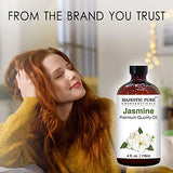 MAJESTIC PURE Jasmine Oil Premium Quality, 4 Fl Oz