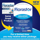 Florastor Probiotics for Digestive & Immune Health, 30 Capsules, Probiotics for Women & Men, Helps Flush Out Bad Bacteria, Boost The Good with Our Strain Saccharomyces Boulardii, Packaging May Vary