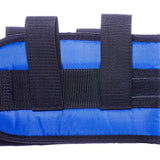 COW&COW Padded Gait Belt with 4 Handles and Quick Release Buckle 5.5 inchs(Blue, S/24inches-30inches)