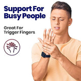 Trigger Finger Splint Finger Brace – Supports Two or Three Fingers. Help Broken Fingers Hand Contractures, Arthritis, Tendonitis, Mallet Fingers or Hand Splint for Metacarpal (Left XSmall)