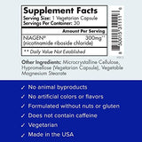TRU NIAGEN - Patented Nicotinamide Riboside NAD+ Supplement. NR Supports Cellular Energy Metabolism & Repair, Vitality, Healthy Aging of Heart, Brain & Muscle - 30 Servings / 30 Capsules - Pack of 2