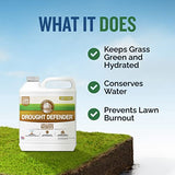 Turf Titan Drought Defender - Liquid Lawn Fertilizer Concentrate - Kelp Fertilizer for All Grass Types and Vegetables - Liquid Fertilizer for Lawns During Summer - 32 oz - No Hose Sprayer