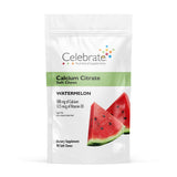 Celebrate Vitamins Calcium Citrate Soft Chews - 500mg Calcium, 500 IU Vitamin D3 - Bone Health Support - Sugar & Gluten Free, for Post Bariatric Surgery, Watermelon, 90 Count
