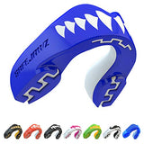 SAFEJAWZ Mouthguard Slim Fit, Adults and Junior Mouth Guard with Case for Boxing, Basketball, Lacrosse, Football, MMA, Martial Arts, Hockey and All Contact Sports (Adults 12+ Years, Shark)