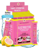 KEY NUTRIENTS Electrolytes Powder Packets - Fresh Pink Lemonade 40 Pack Hydration Packets - Travel Hydration Powder - No Sugar, No Calories, Gluten Free - Made in USA