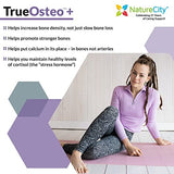 NatureCity True-Osteo+ Supplement for Bone Strength | Plant Based Vitamins with AlgaeCal (Plus (1 Pack))