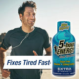 5-hour ENERGY Extra Strength Energy Shot | Blue Raspberry Flavor | 1.93 oz. | 24 Count | Sugar-Free & Zero Calories | B-Vitamins & Amino Acids | 230mg Caffeinated Energy Shot | Dietary Supplement