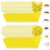 Stingmon 60 Pack Fruit Fly Trap, Fungus Gnat Trap Killer Protect Plants Indoor Outdoor, Double Sided Yellow Bug Sticky Traps for Fungus Gnat, Fruit Fly and Other Insects