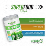 Greens+ Organic Superfood Raw | Boost Energy | Immune Support | Non GMO | Gluten Free | Sugar Free | Organic Vegan Superfood Powder | 8.46 oz (Pack of 1)