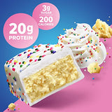 Pure Protein Bars, High Protein, Nutritious Snacks to Support Energy, Low Sugar, Gluten Free, Birthday Cake, 1.76 oz, Pack of 12 (Packaging May Vary)