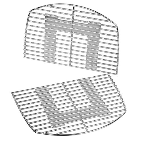 Stanbroil Stainless Steel Grill Cooking Grates for Weber Q200, Q220, Q2000, Q2200, Q2400 Series Gas Grill, Replacement Parts for Weber 7645