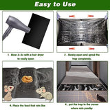 12 Pack Extra Large Glue Traps for Mice and Rats, Heavy Duty Rat Glue Traps, Super Sticky Mouse Glue Traps, Sticky Traps for Mice and Rats, Snake Glue Traps, Rat Traps for Indoor Outdoor (48" x 11")