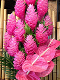 Hawaiian Pink Ginger Roots Alpinia Purpurata1 Package KV1 Discount Hawaiian Gifts