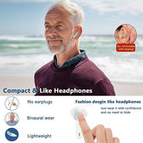 XCLY Hearing Aids, Mini Hearing Amplifiers for Adults with Noise Cancelling, Rechargeable Hearing Aid for Seniors Into Ear No Squealing Hearing Assist Device