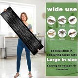 12 Pack Extra Large Glue Traps for Mice and Rats, Heavy Duty Rat Glue Traps, Super Sticky Mouse Glue Traps, Sticky Traps for Mice and Rats, Snake Glue Traps, Rat Traps for Indoor Outdoor (48" x 11")