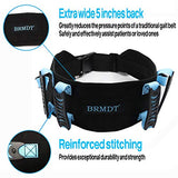 BRMDT Gait Belts Transfer Belts With Handle, Seat Belt for Wheel Chair - Safety Gait Patient Assist-Lift Gait Belt Transfer Belt with Handles, One-click Quick Release Locking Buckle (31"-54")