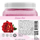 SPA REDI - Detox Foot Soak Pedicure and Bath Fine Salt, Sensual Rose, 128oz - Made with Dead Sea Salts, Argan Oil, Coconut Oil, and Essential Oil - Hydrates, Softens and Moisturizes