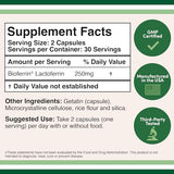 Lactoferrin 250mg per Serving (60 Capsules) Patented Bioferrin Lactoferrin - Superior Iron Supplement for Iron Deficiency and Immune Support by Double Wood Supplements