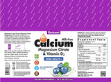 Bluebonnet Nutrition Liquid Calcium Citrate Magnesium Citrate, Vitamin D3, Bone Health, Gluten Free, Soy free, milk free, kosher,32 Servings, Blueberry Flavor, 16 Fl Oz (Pack of 1)