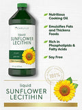 Sunflower Lecithin Liquid 16 oz Oil | 2 Pack | Vegan, Vegetarian, Non-GMO, Soy Free, Gluten Free | by Carlyle