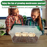 Mushroom Substrate - Dry 1.1lbs Coco Coir & 1.1lbs Vermiculite & 0.22lb Gypsum, CVG Mix Kit for Mushroom Growing, Produces 10 Pounds of Premium Substrate Manure