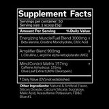 JNX SPORTS The Curse! Pre Workout Powder - Blue Raspberry 50 Servings | Preworkout: Boost Strength, Energy + Focus for Men & Women | Caffeine, Beta-Alanine, Creatine & L-Citrulline