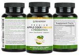 Trio Apple Cider Vinegar Capsules | Maximum Strength Immune Support Booster Formula | Raw & Fresh Natural Apple Cider Vinegar Pills for Cleanse | Detox Boost | Keto & Metabolism Support