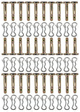 30 pcs 738-04124A and 714-04040 Shear Pins and Cotter Pins for Cub Cadet MTD Troy Bilt Snowblowers