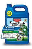 BioAdvanced 701525A 12-Month Shrub Control Insect Killer and Tree Fertilizer, 1-Gallon, Landscape Formula Concentrate