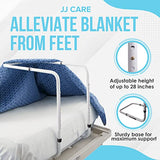 JJ CARE Blanket Lifters for Feet - Steel and Aluminum Blanket Lifter for Foot of Bed - Adjustable Blanket Lifter 20 to 28 inches for Elderly, Foot Cramping, Surgery Recovery, and Arthritis