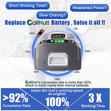 CaliHutt 【Upgrade!】 40V 6.0Ah Replacement Battery for Snow Joe/Sun Joe Ecosharp 40V Tools Lithium-ion Battery Snow Blower Lawn Mower Pressure Washer. 40V Wireless iON Models