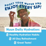 Nuun Hydration Daily, Wellness Electrolyte Tablets, Lemon Splash, 8 Pack (80 Servings)