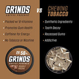 Grinds Coffee Pouches | 6 Cans of Double Mocha | 18 Pouches Per Can | 1 Pouch eq. 1/4 Cup of Coffee (Double Mocha)