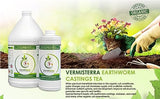 Worm Tea for Gardening and Composting - 32oz Quart - Organic Earthworm Soil Enhancer - Vermicompost Fertilizer - Increase Yields, Boost Growth - Vegetables, Flowers, Fruit and Trees - Plant Probiotic