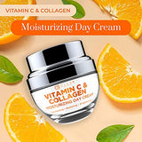 Clear Beauty Vitamin C and Collagen Daily Face Moisturizer - Restore & Brighten Skin Tone, Moisturizing, Firming & Anti-aging Cream - Cruelty Free Korean Skin Care For All Skin Types