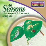 Bonide All Seasons Horticultural & Dormant Spray Oil, 128 oz Concentrate, Disease Prevention and Insect Killer for Organic Gardening