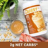 Quest Nutrition Peanut Butter Protein Powder, 23g Protein, 1g Sugar, Low Carb, Gluten Free, 1.6 Pound, 23 Servings