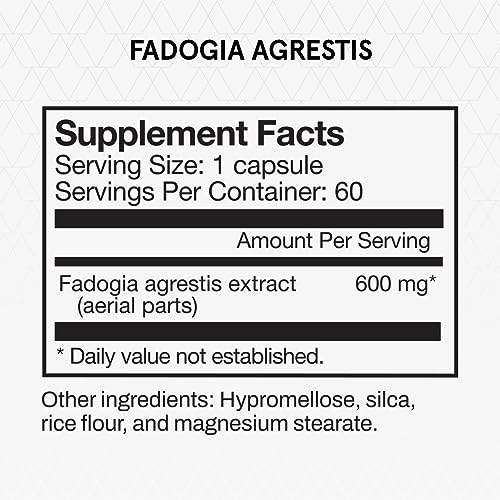 Momentous Fadogia Agrestis Capsules, 60 Servings